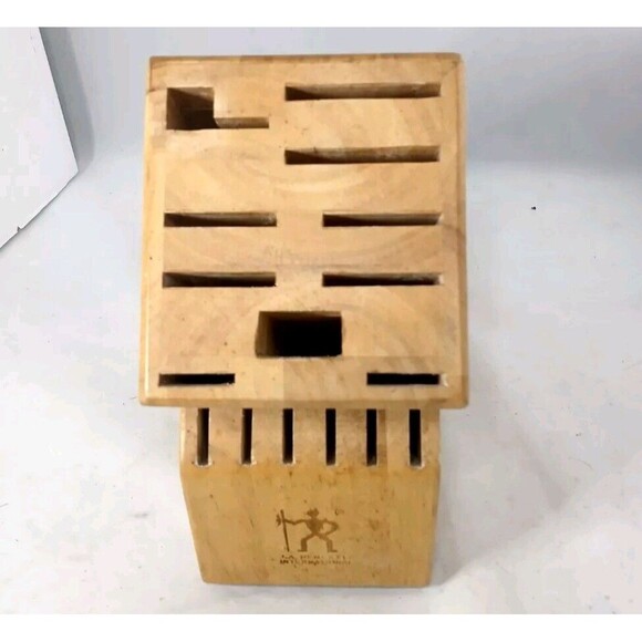 J.A. Henckels International 16 Slot Wood Knife Block 19622-C-100 Authentic - Picture 4 of 10